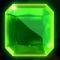 Green square gem