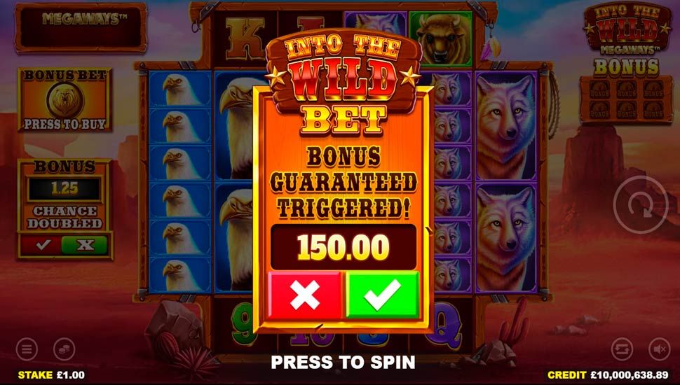 Into the wild megaways slot - bonus buy