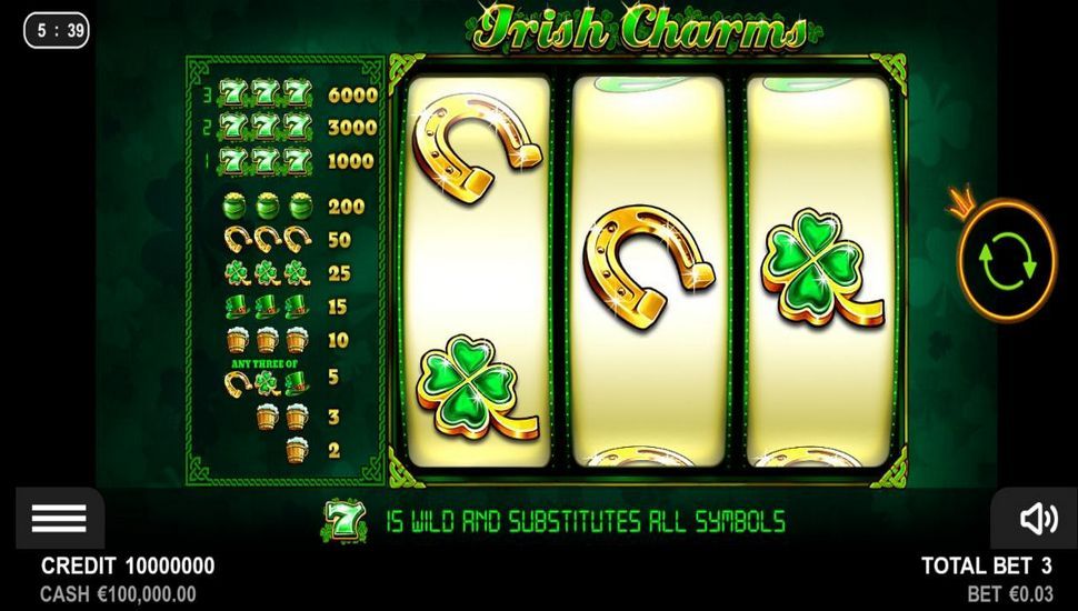 Irish Charms Slot Mobile