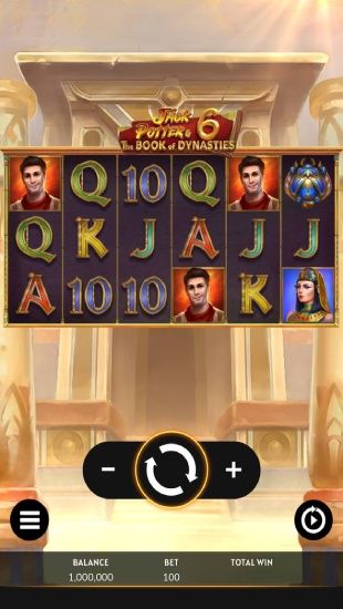 Jack Potter and The Book of Dynasties 6 slot mobile