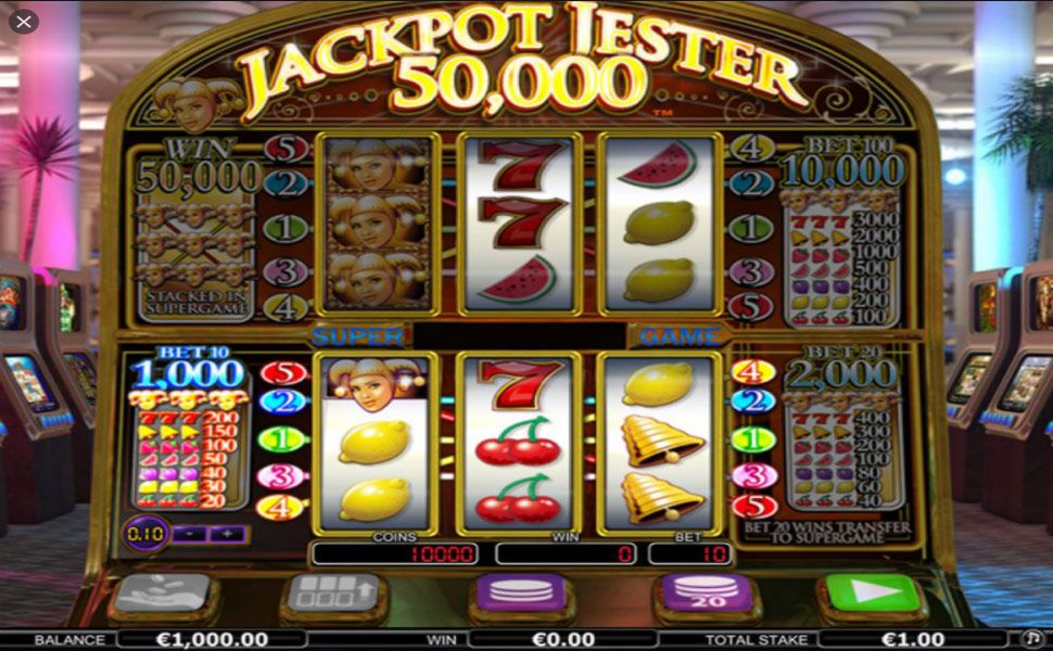 jackpot jester 50,000 slot