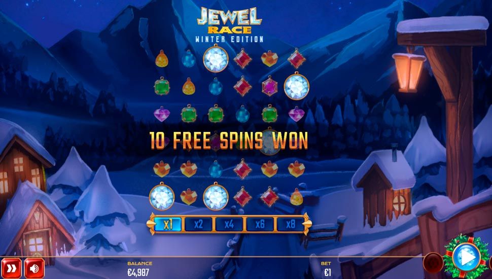 Jewel race winter edition slot Free Spins