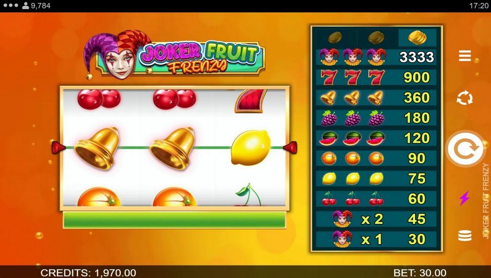 Joker fruit frenzy slot mobile