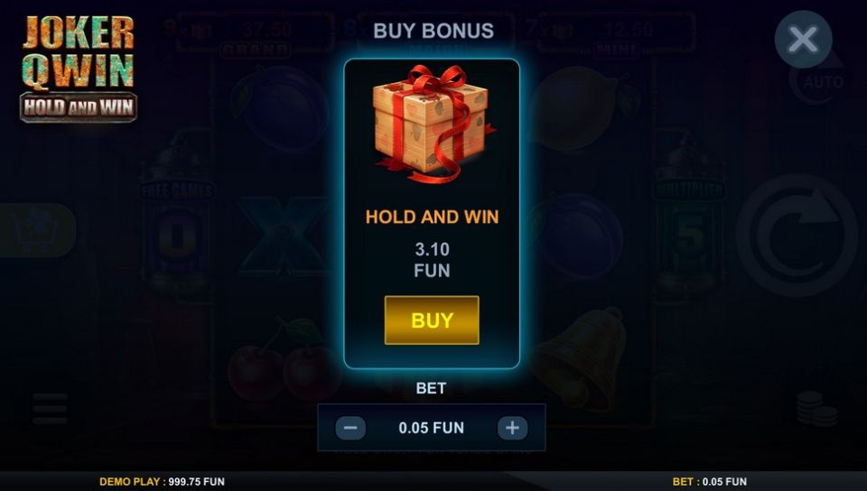 Joker Qwin Hold and Win slot Bonus Buy