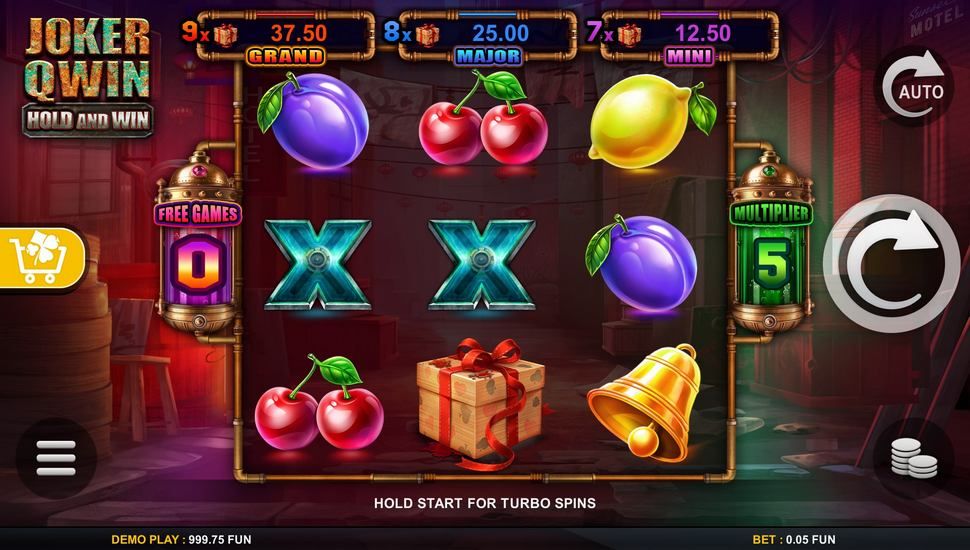 Joker Qwin Hold and Win slot gameplay