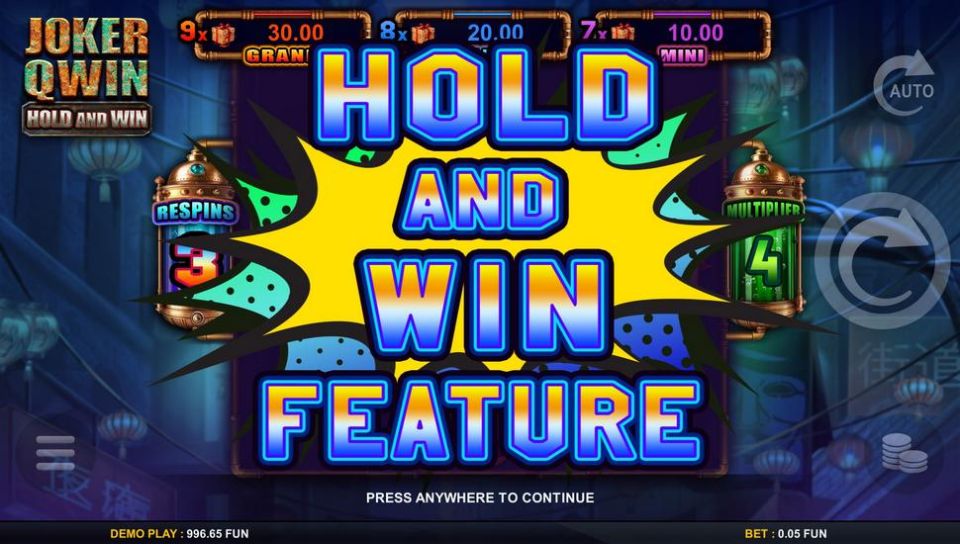 Joker Qwin Hold and Win slot Hold And Win