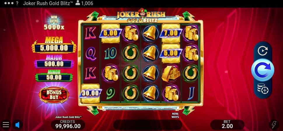 Joker Rush Gold Blitz slot mobile