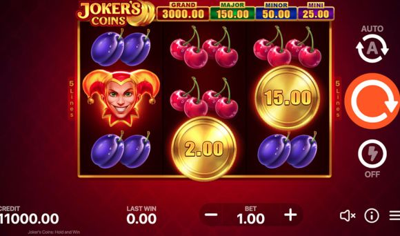 Joker's Coins: Hold and Win