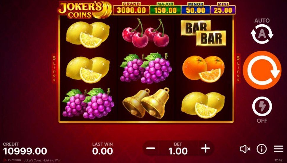 Joker’s Coins: Hold and Win Slot Mobile