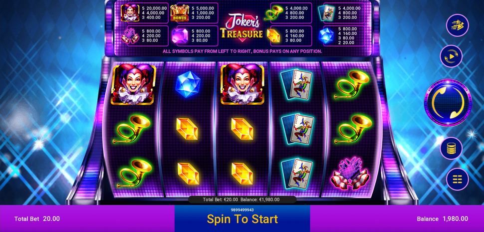 Joker's Treasure slot Mobile