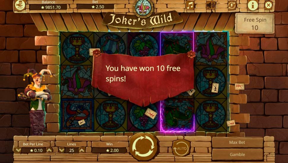 Joker's Wild slot Free Spins