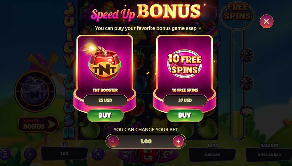 Juicy Crush slot Speed Up Bonus