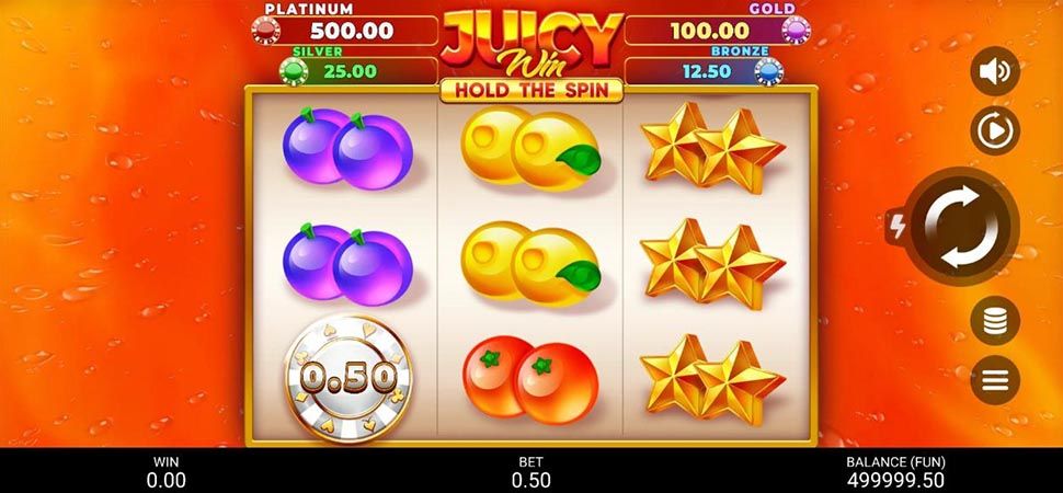 Juicy Win Hold The Spin slot mobile