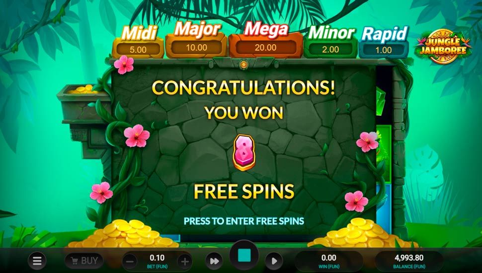 Jungle Jamboree slot Free Spins