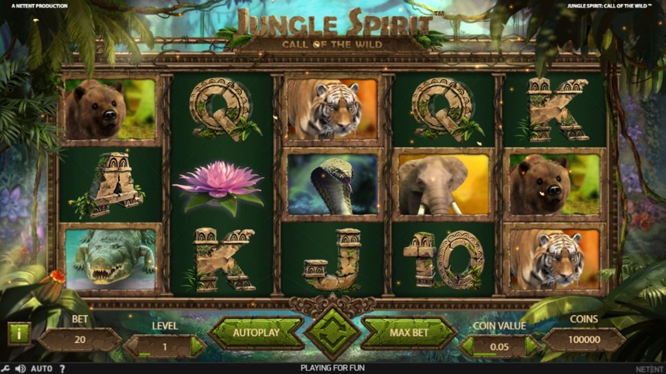 Jungle Spirit call of the Wild slot