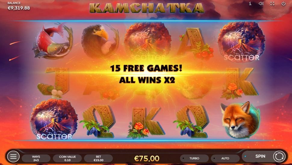 Kamchatka Slot - Free Spins