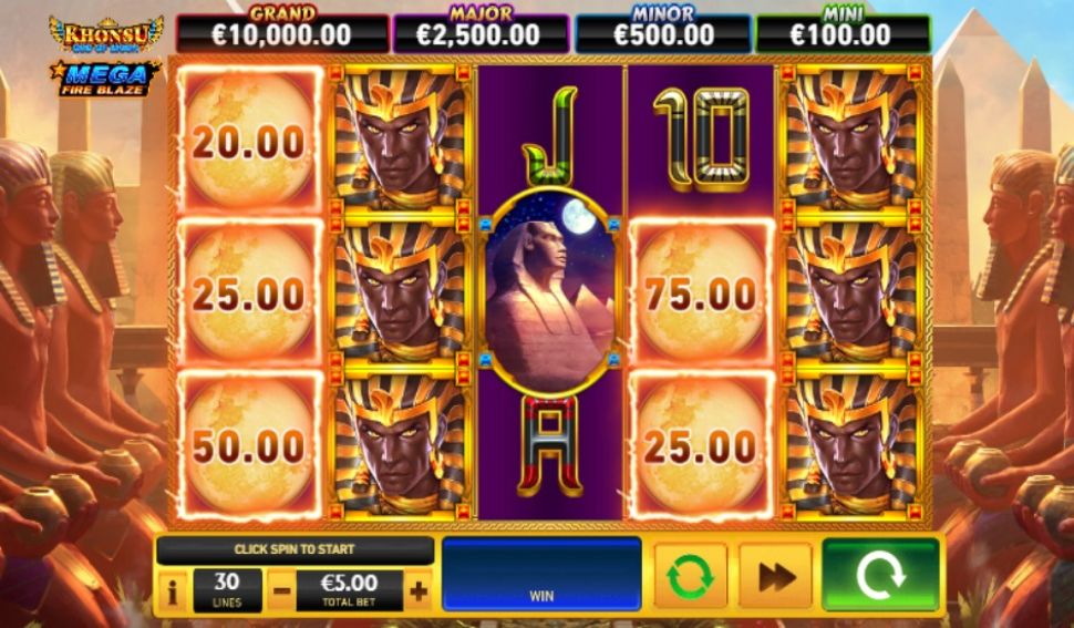 Khonsu: God of Moon Mega Fire Blaze Jackpots 