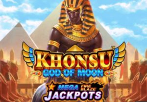 General information about Khonsu: God of Moon Mega Fire Blaze Jackpots slot