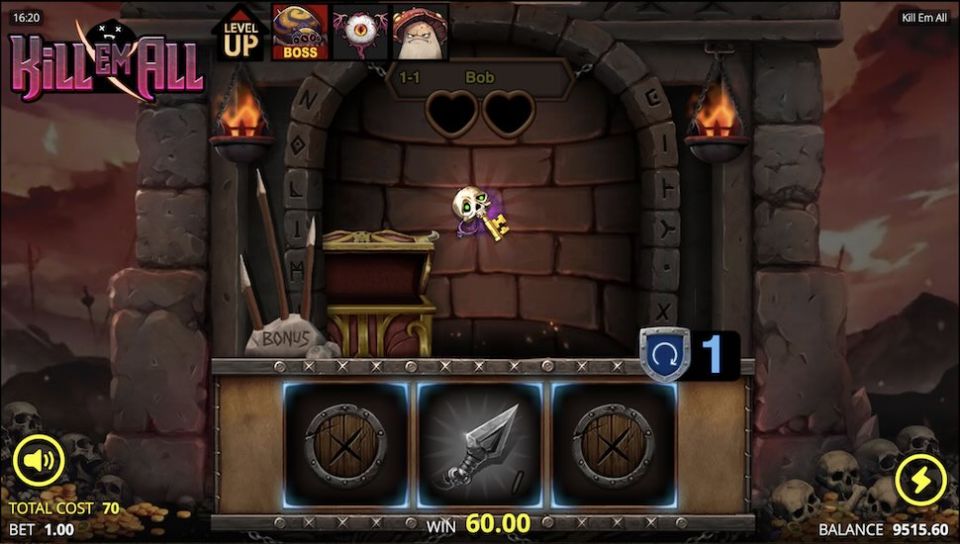 Kill Em All slot Chest Features
