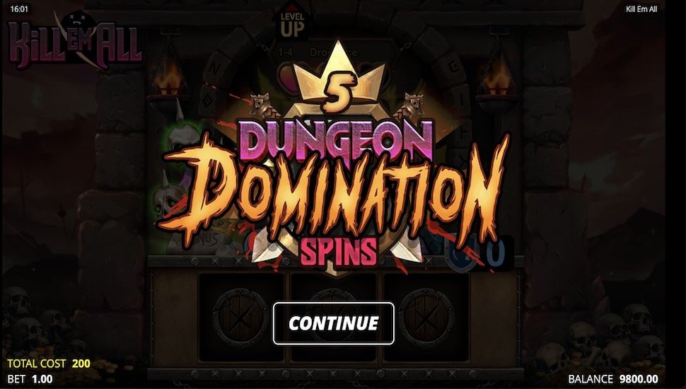 Kill Em All slot Bonus