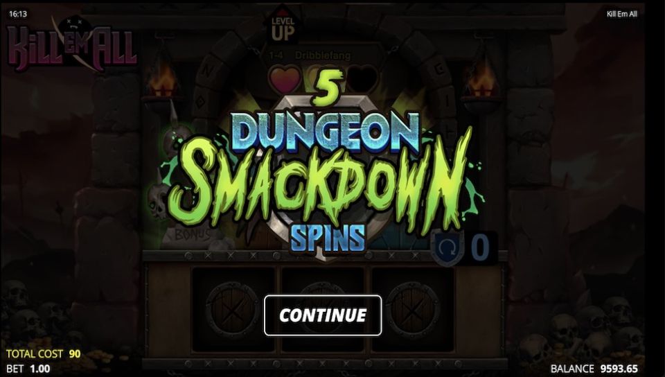Kill Em All slot Dungeon Smackdown Spins