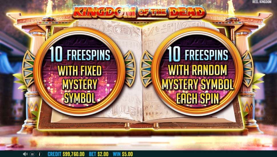 Kingdom of the dead slot free spins