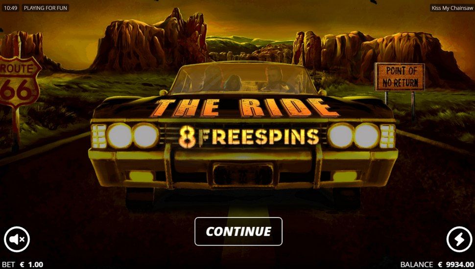 Kiss My Chainsaw slot The Ride Free Spins