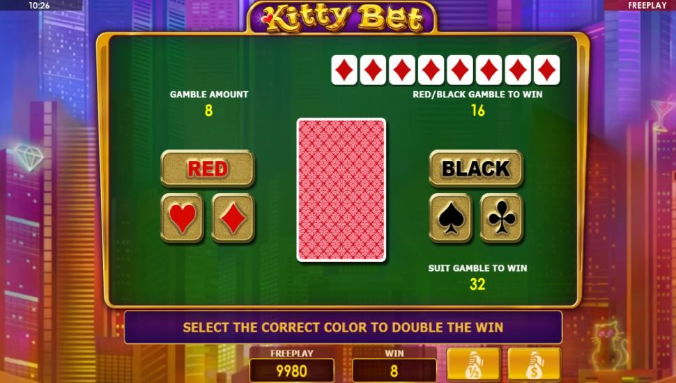 Kitty Bet slot - feature