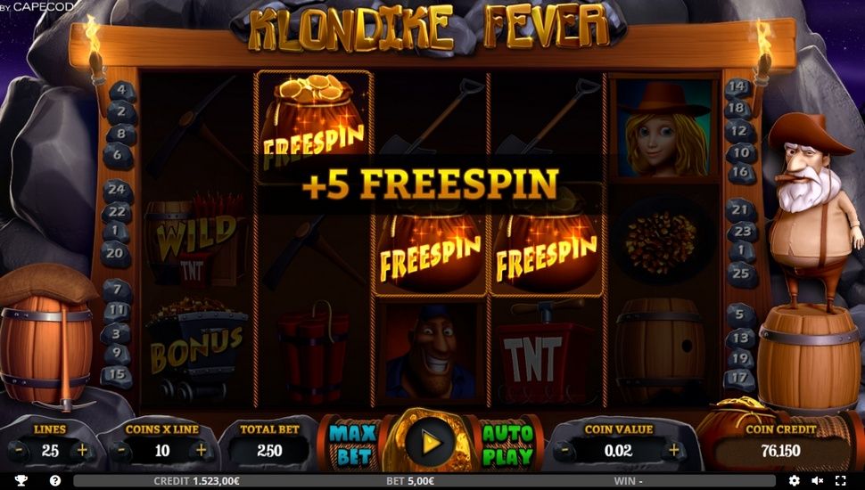 Klondike Fever slot machine