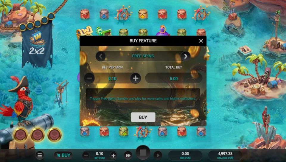 Kraken's Cove Slot Bonus Buy