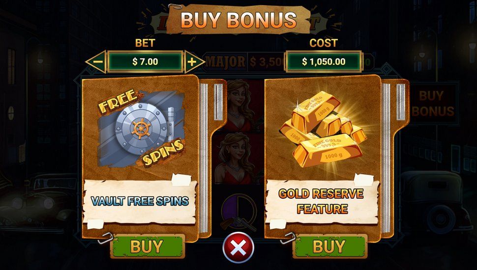 La Mafia Heist slot Bonus buy