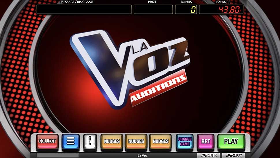 La Voz slot Auditions Mini-Game