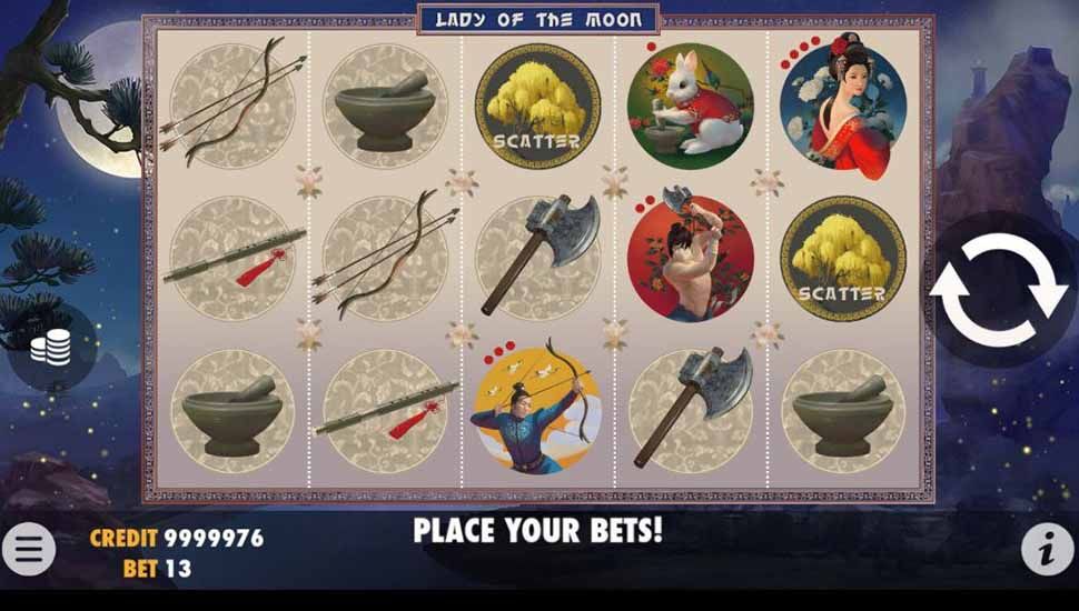 Lady of the Moon slot mobile