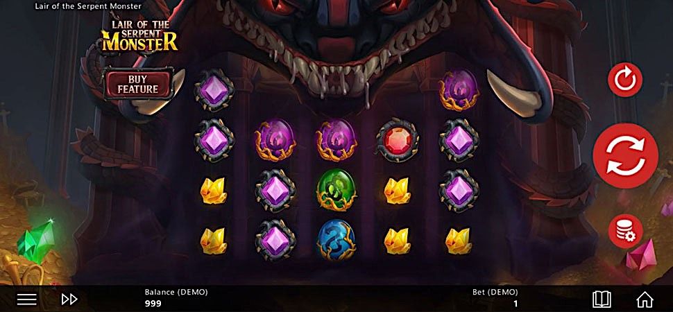 Lair of the Serpent Monster slot mobile