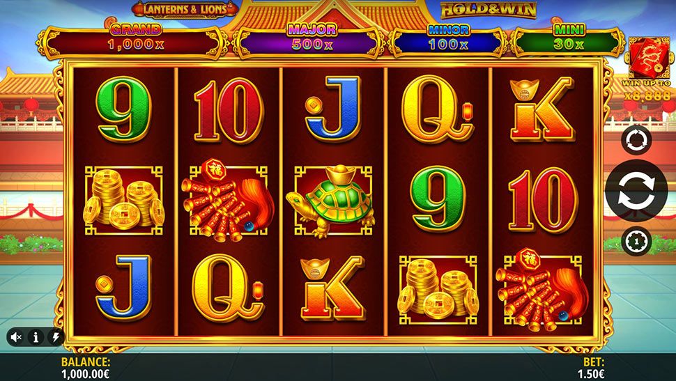 Lanterns & Lions: Hold and Win Slot