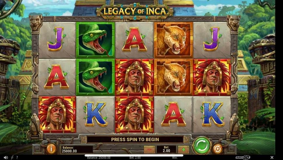 Legacy of inca slot mobile