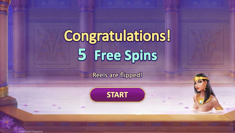 Legend of Cleopatra slot free spins