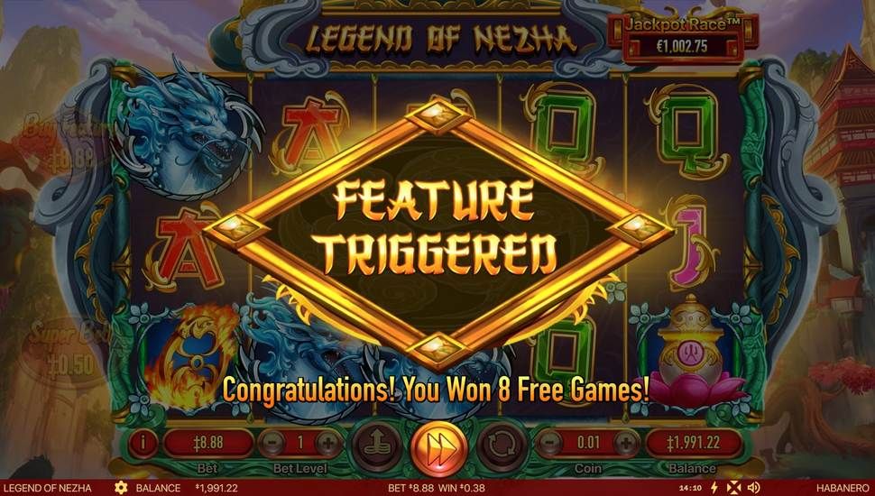 Legend of Nezha slot bonus