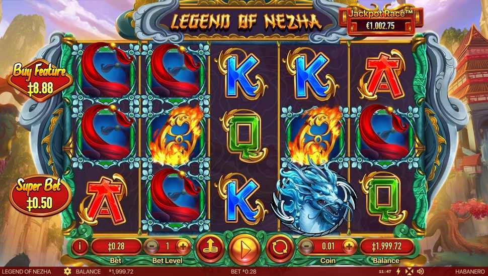 Legend of Nezha slot gameplay