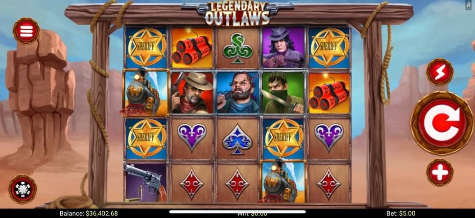 Legendary outlaws slot mobile