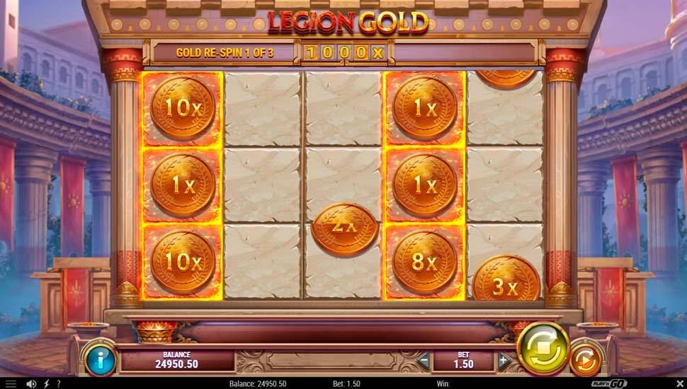 Legion Gold slot Gold Re-Spins