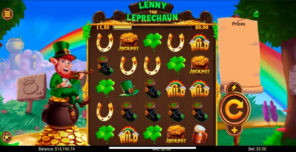 Lenny the Leprechaun slot mobile