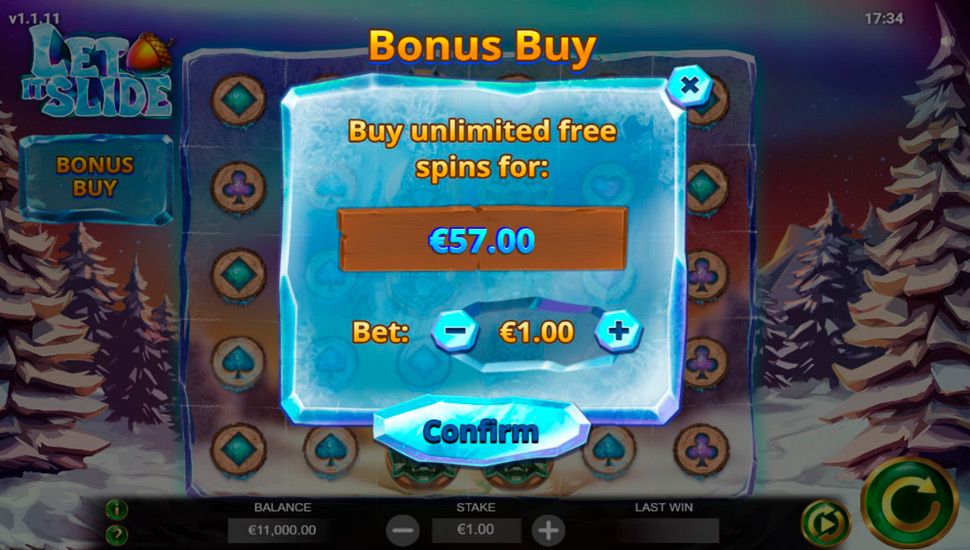 Let it slide slot - bonus buy