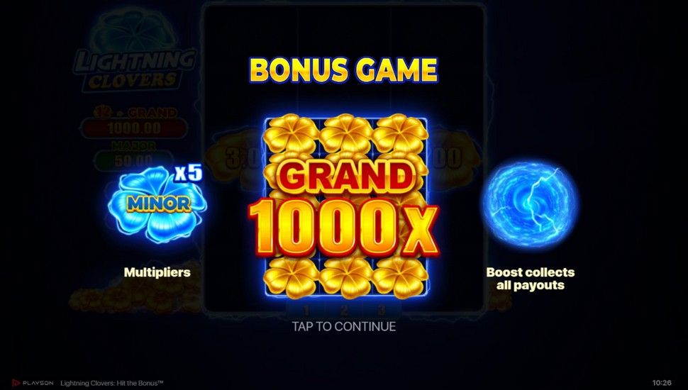 Lightning Clover slot bonus