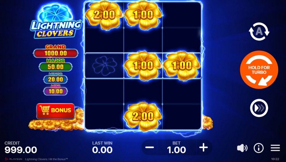 Lightning Clover slot gameplay