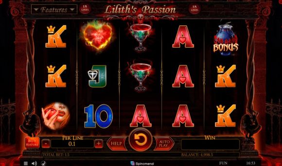 Lilith's Passion 15 lines