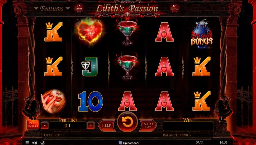 Lilith's Passion 15 Lines Slot - Review, Free & Demo Play