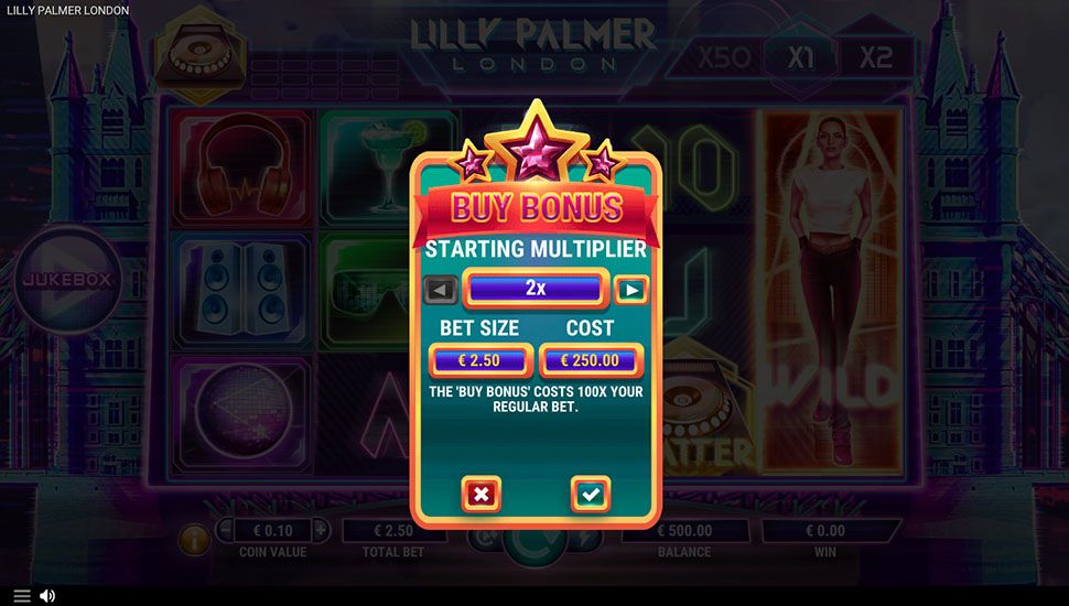 Lilly Palmer London slot machine