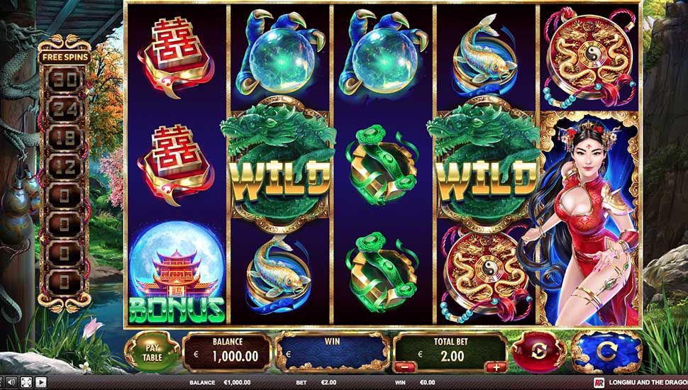 Longmu and the Dragons slot preview