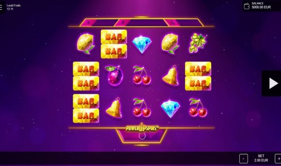 Lucid Fruits PowerUp Spins